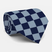 Cravate Carton bleu foncé et bleu clair (Roulé)