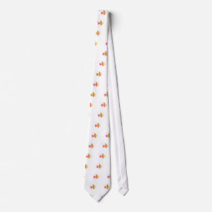 Cravate Carton de poisson mignon