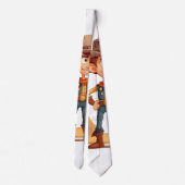 Cravate Cartoon Cowboy (Dos)