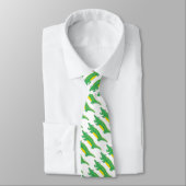 Cravate Cartoon Gator Alligator vert Croc Crocodile Cravat (Attaché)