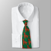 Cravate Cartoon Irish / English / Gordon / R&W Setter (Attaché)