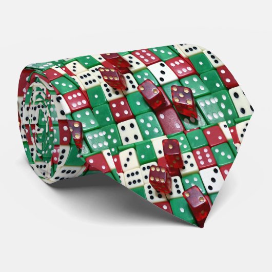 Cravate Casino des joueurs de dé de Las Vegas (Roulé)