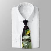 Cravate Casque du capitaine du feu jaune (Attaché)