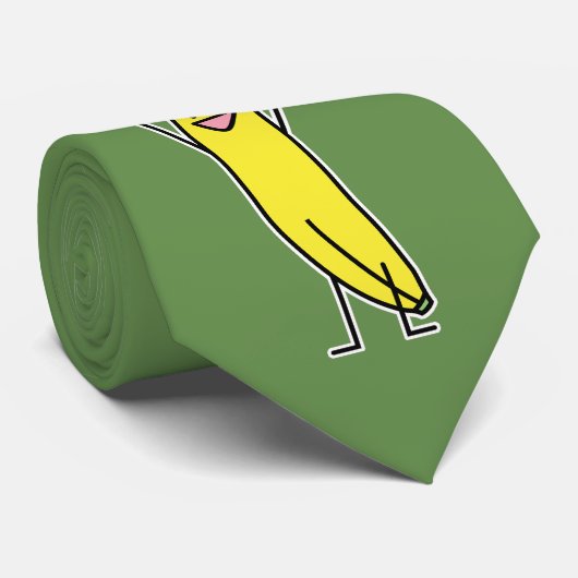 Cravate Casquette de Père Noël de banane célébrant et (Roulé)