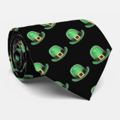 Cravate Casquette du Derby Vert de la Saint-Paddys (Roulé)