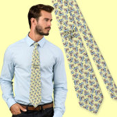 Cravate Cassette audio avec Motif au crayon