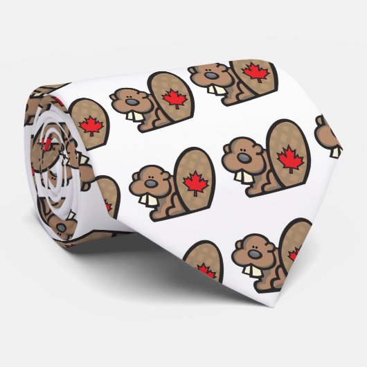 Cravate castor canadien (Roulé)