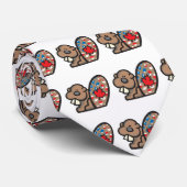 Cravate castor canadien américain (Roulé)