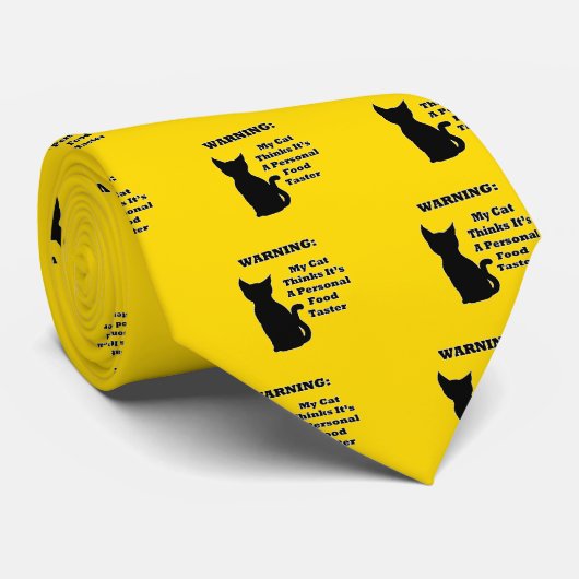 Cravate Cat d'avertissement (Roulé)