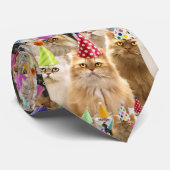 Cravate Cat Party (Roulé)