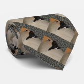 Cravate Cat Sleeping on top of Couch Necktie (Roulé)