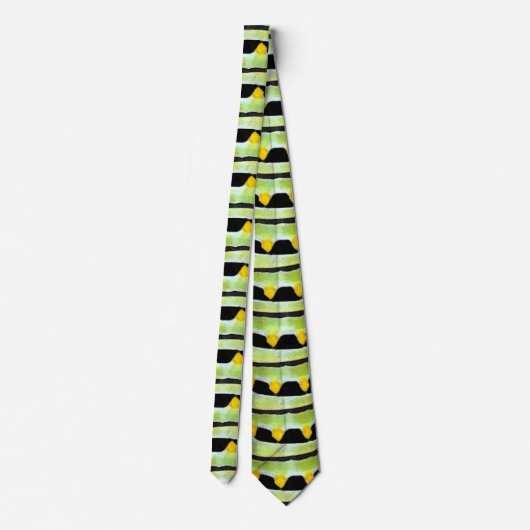 Cravate Caterpillar Pattern Design (Dos)