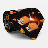 Cravate Cats inside space tacos (Roulé)