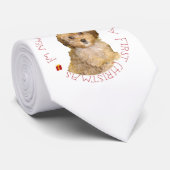 Cravate Cavachon Chiot Premier Noël (Roulé)