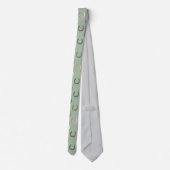 Cravate Cavalier de Cheval à Motif de Fer à Cheval (Dos)