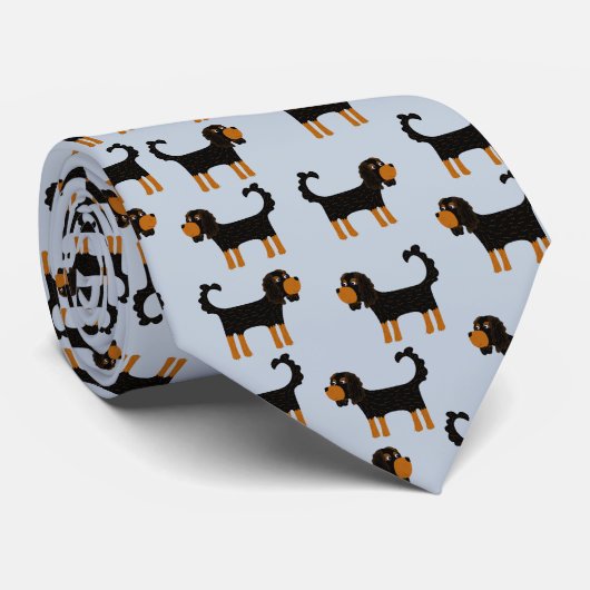 Cravate Cavalier King Charles Spaniel Chien (Roulé)