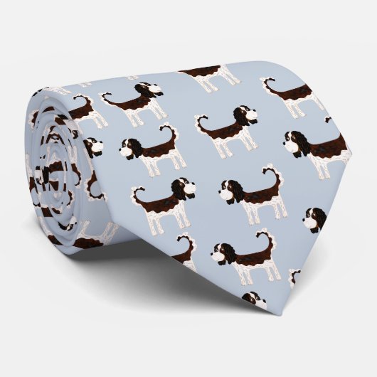 Cravate Cavalier King Charles Spaniel Chien (Roulé)