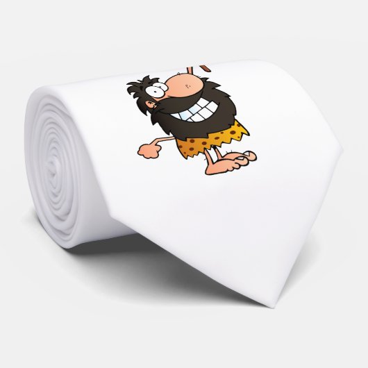 Cravate Caveman avec torche (Roulé)