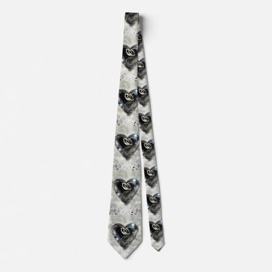 Cravate Ce que Dieu a mis ensemble Mariage Necktie (Devant)
