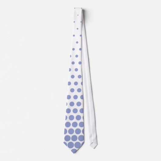 Cravate Ceil Polka Dot Blanc moderne (Devant)