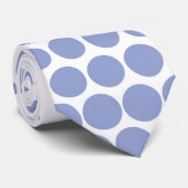 Cravate Ceil Polka Dot Blanc moderne (Roulé)