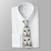 Cravate Ceinture blanche de chatte jaune (Attaché)