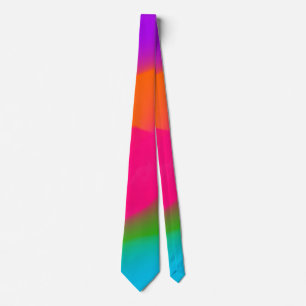 Cravate Ceinture Sherbet Neon Watercolor
