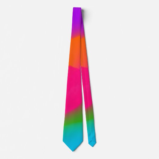 Cravate Ceinture Sherbet Neon Watercolor (Devant)