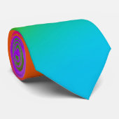 Cravate Ceinture Sherbet Neon Watercolor (Roulé)