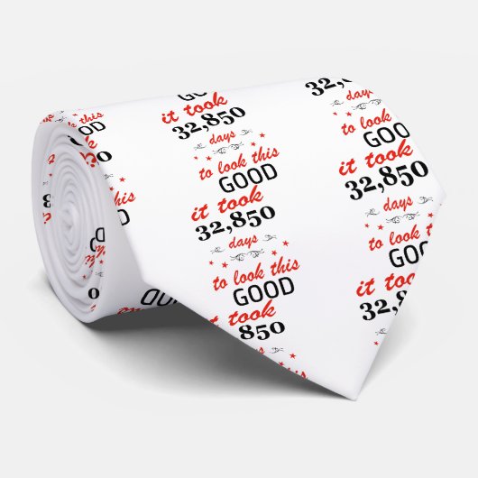 Cravate Cela a pris 90 ans pour regarder ceci bon (Roulé)