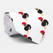 Cravate Célèbre coq de Barcelos 01 (Roulé)