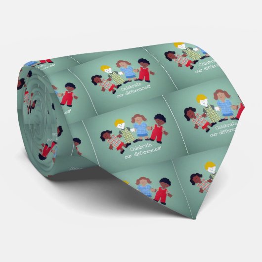 Cravate Célébrez Nos Différences ! (Roulé)