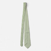 Cravate Celery Green Filigree (Dos)