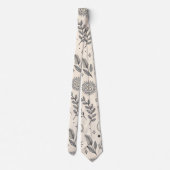 Cravate Celestial Botanical Pattern (5) (Dos)
