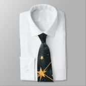 Cravate Celestial Constellation Star Pattern (1) (Attaché)