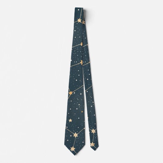 Cravate Celestial Constellation Star Pattern (4) (Devant)
