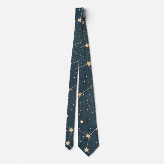 Cravate Celestial Constellation Star Pattern (4) (Dos)