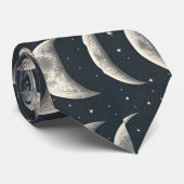 Cravate Celestial Moon Phase (2) (Roulé)