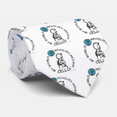 Cravate Cello - Le Monde tourne autour (Roulé)