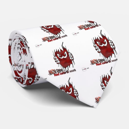 Cravate Cellule rouge, cellule rouge, cellule rouge, (Roulé)