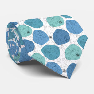Cravate Cellules de sang - Blues