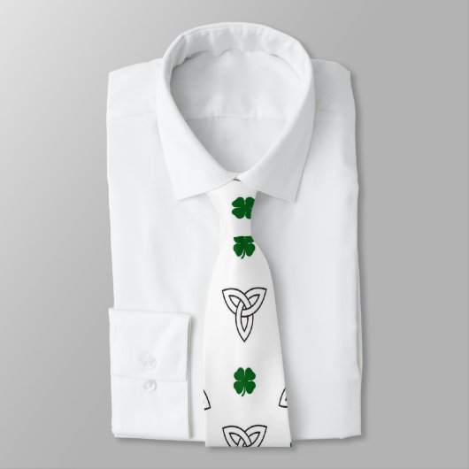 Cravate Celtic Cravate-Irlandais de shamrock (Attaché)