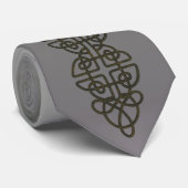 Cravate celtique de bande de texture en métal (Roulé)