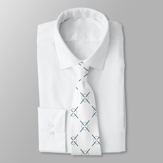 Cravate Centre bleu clair appliqué (Attaché)