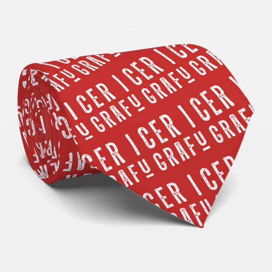 Cravate Cer I Grafu, Drôle Insulte galloise (Roulé)