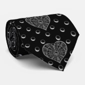 Cravate Céramique noir (Roulé)