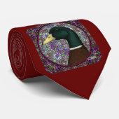 Cravate Cercle de mosaïque de Mallard Drake (Roulé)