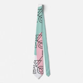 Cravate Cercle des formes (Devant)