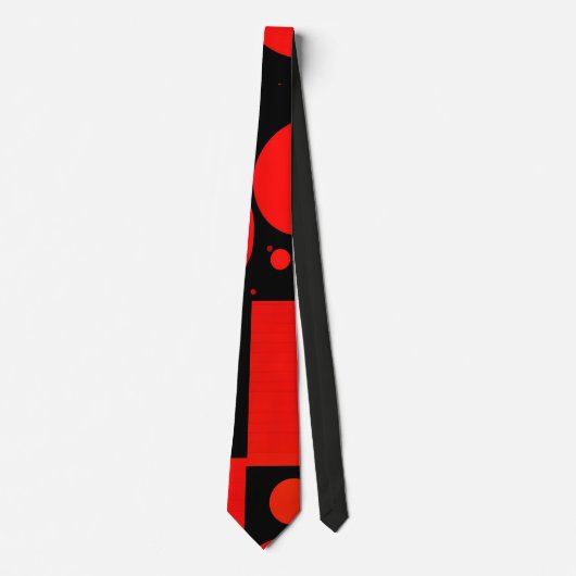 Cravate Cercle graphique de mouvement Motif géométrique ro (Devant)