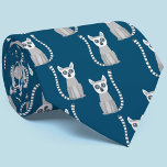 Cravate Cercler Lemur<br><div class="desc">Un amusant Ring Tail Lemur motif pour les amoureux des animaux. Art original de Nic Squirrell.</div>